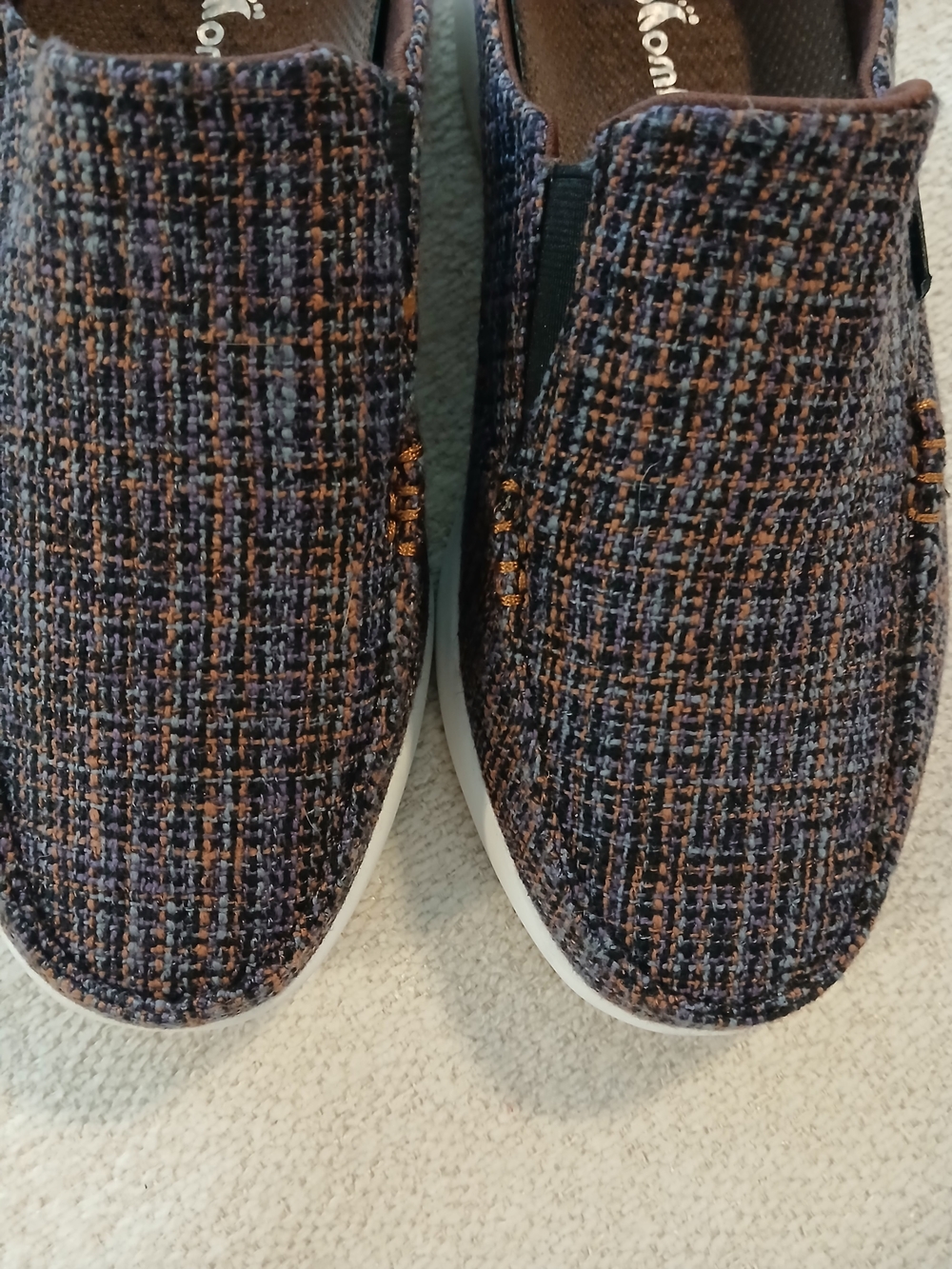 ✨️Like NEW! •OrthoComfort• Slip-On Casual Comfort Shoes - Brown Multi - Picture 5 of 14